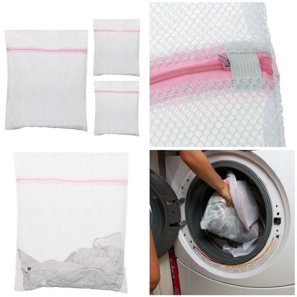 laundry bags 3pcs set clothes wash mesh net bag pouch basket for washing machine bra aid lingerie ye-
laundry bags 3pcs set clothes wash mesh net bag pouch basket for washing machine bra aid lingerie ye-