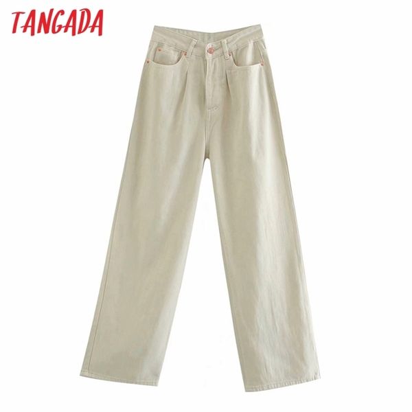 tangada 2021 fashion women wide leg long jeans trousers pockets zipper female pants 4m242, Blue
tangada 2021 fashion women wide leg long jeans trousers pockets zipper female pants 4m242, Blue