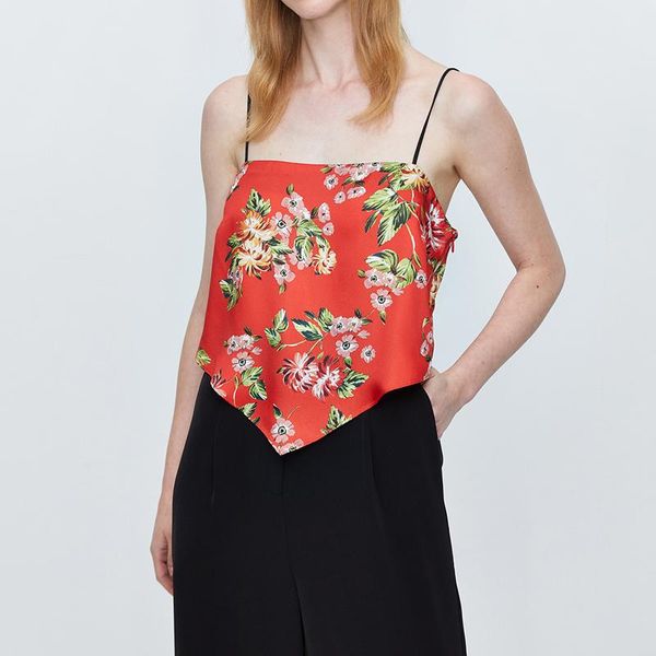 women's tanks & camis summer ladies floral printed camisole sleeveless red halter festive top, White
women's tanks & camis summer ladies floral printed camisole sleeveless red halter festive top, White