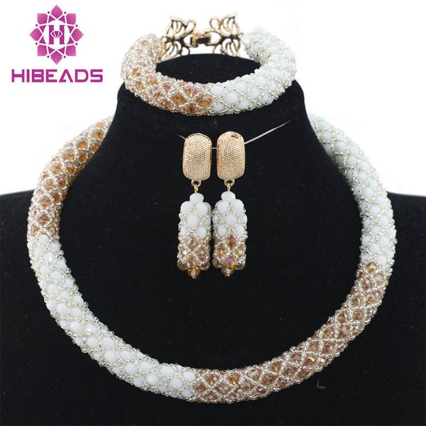 earrings & necklace african choker set gorgeous white and gold bridesmaid party events jewelry wedding abh207, Silver
earrings & necklace african choker set gorgeous white and gold bridesmaid party events jewelry wedding abh207, Silver