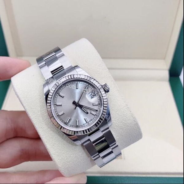 original paper box womens watches 178274 31mm silver dial automatic mechanical stainless steel bracelet women's wristwatches, Slivery;brown
original paper box womens watches 178274 31mm silver dial automatic mechanical stainless steel bracelet women's wristwatches, Slivery;brown