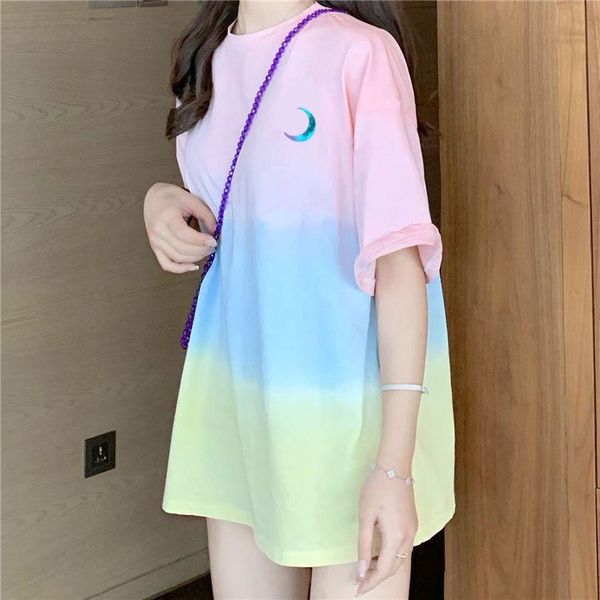 women's t-shirt summer t shirt for women 2021 casual cotton rainbow harajuku fashion sweet japanese kawaii round neck short sleeve, White
women's t-shirt summer t shirt for women 2021 casual cotton rainbow harajuku fashion sweet japanese kawaii round neck short sleeve, White