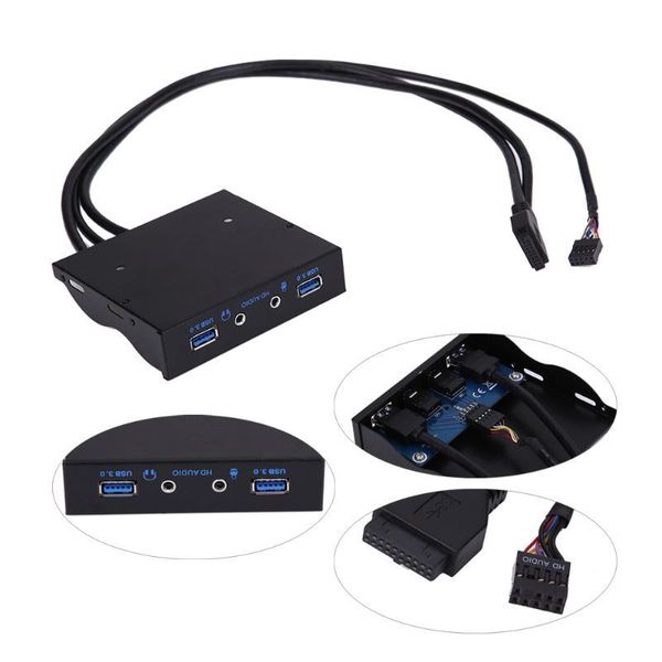 hubs 3.5 in 4 ports 20 pin to usb 3.0 hub with hd audio pc floppy expansion front panel computer splitter converter adapter connector
hubs 3.5 in 4 ports 20 pin to usb 3.0 hub with hd audio pc floppy expansion front panel computer splitter converter adapter connector