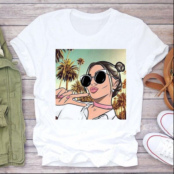 fashion girl printing t shirt casual streetwear large size summer thin section short sleeve tshirt harajuku womens tee, White
fashion girl printing t shirt casual streetwear large size summer thin section short sleeve tshirt harajuku womens tee, White