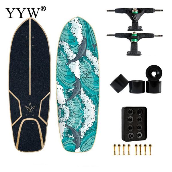 highly smooth surf land skateboard professional 33inch maple single kick carving cruiser skate board longboard for outdoor sport
highly smooth surf land skateboard professional 33inch maple single kick carving cruiser skate board longboard for outdoor sport