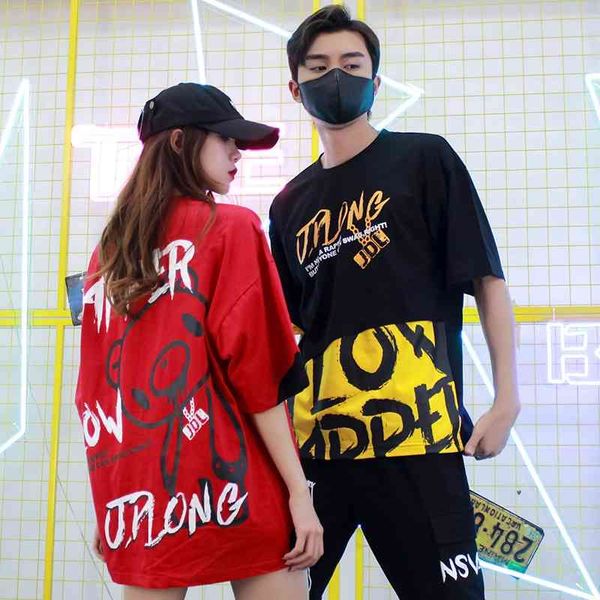 spring and summer 2021 guochao bear round neck half lovers' fashion t-shirt loose hiphop street short sleeve, White;black
spring and summer 2021 guochao bear round neck half lovers' fashion t-shirt loose hiphop street short sleeve, White;black