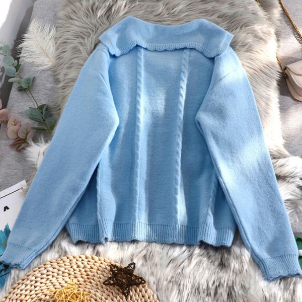 women's sweaters female cardigan with a v floral collar, long sleeve, baggy, sweet chic color, leisure, trend, students, lazy, spring 0, White;black
women's sweaters female cardigan with a v floral collar, long sleeve, baggy, sweet chic color, leisure, trend, students, lazy, spring 0, White;black
