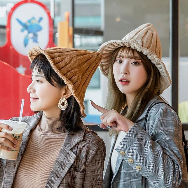 beanie/skull caps women's hat spring knit fisherman women outdoor solid color pointed warm cap bucket winter hats for, Blue;gray
beanie/skull caps women's hat spring knit fisherman women outdoor solid color pointed warm cap bucket winter hats for, Blue;gray