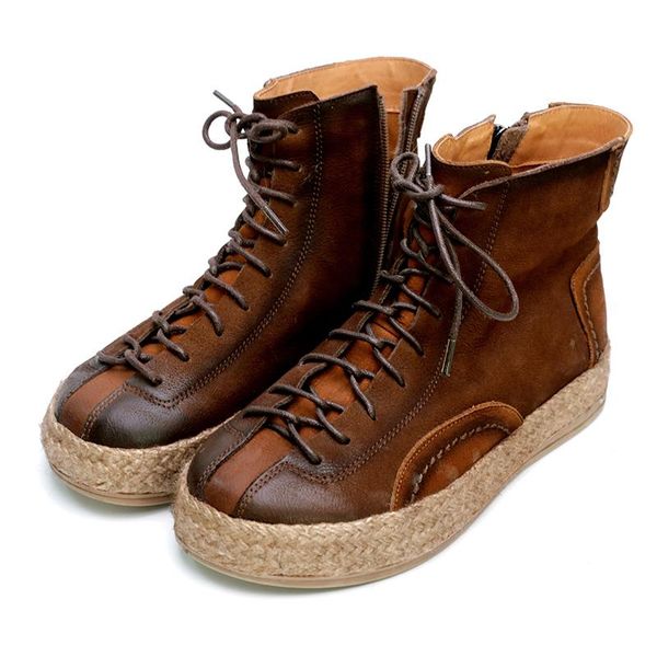 boots tayunxing genuine cow autumn leather patchwork cross-tied low heel side zipper platform ladies shoes comfort women's, Black
boots tayunxing genuine cow autumn leather patchwork cross-tied low heel side zipper platform ladies shoes comfort women's, Black