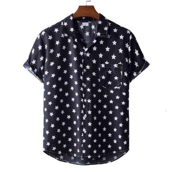 summer short sleeve printed mens shirts casual slim fit large fashion trend beach style dress shirts, White;black
summer short sleeve printed mens shirts casual slim fit large fashion trend beach style dress shirts, White;black
