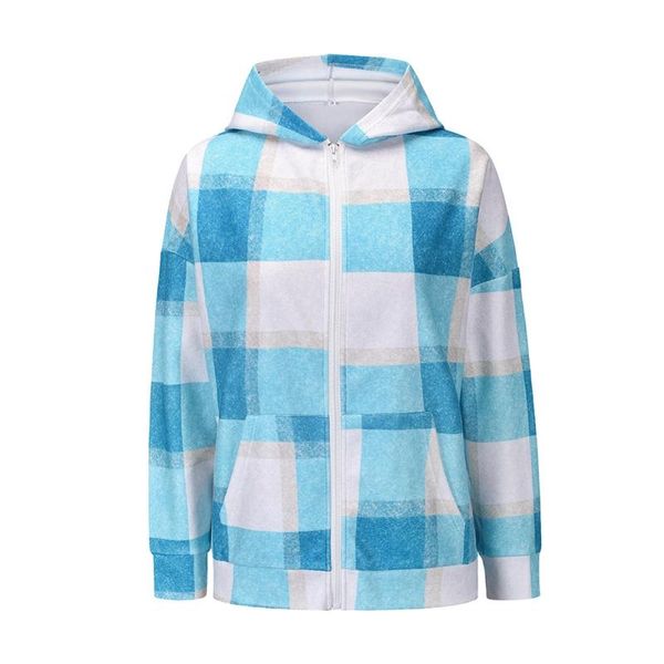 women's hoodies & sweatshirts autumn slim geometric plaid plush multicolor hooded coat zipper warm casual loose jacket, Black
women's hoodies & sweatshirts autumn slim geometric plaid plush multicolor hooded coat zipper warm casual loose jacket, Black
