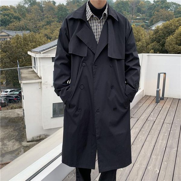 men's solid color mid-length windbreaker korean casual fashion single-breasted men's jacket harajuku streetwear cloak jacket, Tan;black
men's solid color mid-length windbreaker korean casual fashion single-breasted men's jacket harajuku streetwear cloak jacket, Tan;black