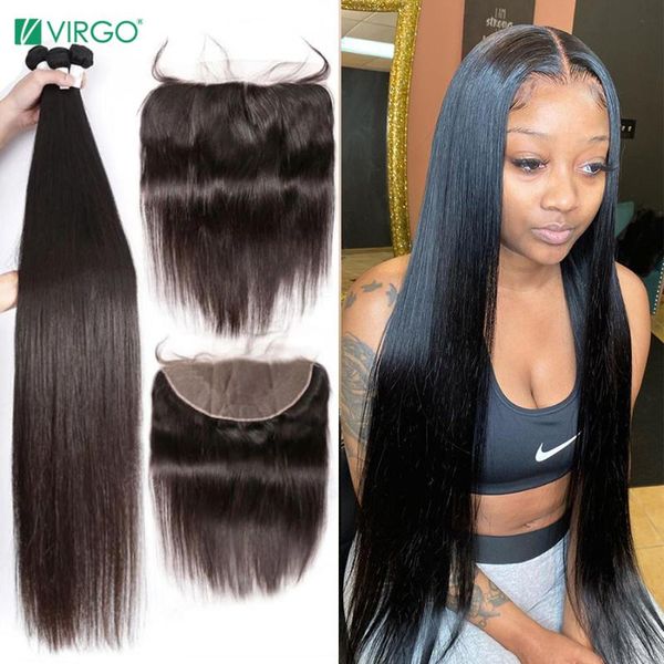 human hair bulks virgo 28 30 40 inch brazilian straight bundles with frontal closure pre plucked remy, Black
human hair bulks virgo 28 30 40 inch brazilian straight bundles with frontal closure pre plucked remy, Black