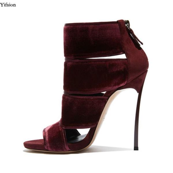 boots olomm arrival women summer ankle metal high heels shoes nice open toe wine red party us size 3-10.5, Black
boots olomm arrival women summer ankle metal high heels shoes nice open toe wine red party us size 3-10.5, Black