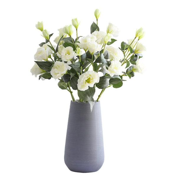 decorative flowers & wreaths plastic 4 eustoma high-end artificial silk dried wedding bouquet decoration
decorative flowers & wreaths plastic 4 eustoma high-end artificial silk dried wedding bouquet decoration