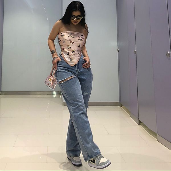 butterfly print strapless off shoulder clubwear fashion 2021 new summer women slim tank female streetwear, White
butterfly print strapless off shoulder clubwear fashion 2021 new summer women slim tank female streetwear, White