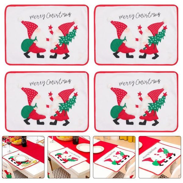 mats & pads 4pcs embroidery home placemat christmas decoration xmas table mat for el
mats & pads 4pcs embroidery home placemat christmas decoration xmas table mat for el