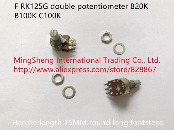smart home control original 100% import f rk125g double potentiometer b20k b100k c100k long handle 15mm round footsteps (switch)
smart home control original 100% import f rk125g double potentiometer b20k b100k c100k long handle 15mm round footsteps (switch)