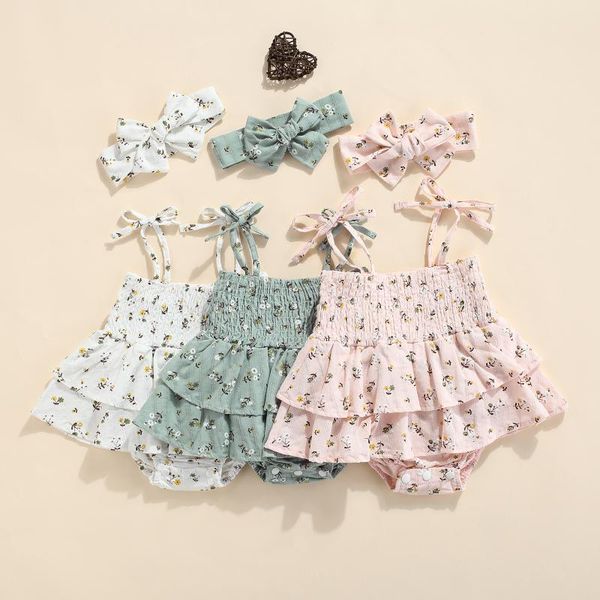 jumpsuits lovely girls floral print clothes sleeveless ruffle hem lace-up bodysuit + bow-knot headband clothing bodysuits, Blue
jumpsuits lovely girls floral print clothes sleeveless ruffle hem lace-up bodysuit + bow-knot headband clothing bodysuits, Blue