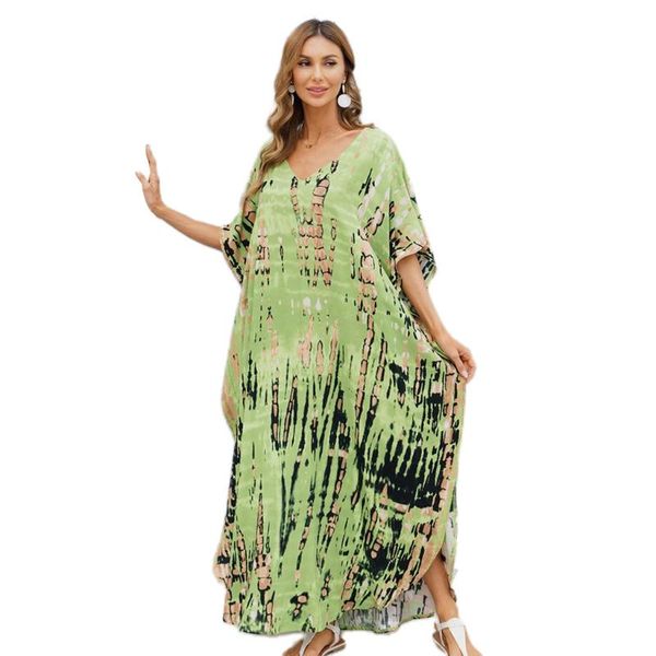 party dresses 2021 women multicolor tie-dye striped beach robe dress plus size split swimsuit cover up oversized loose maxi long kaftan, White;black
party dresses 2021 women multicolor tie-dye striped beach robe dress plus size split swimsuit cover up oversized loose maxi long kaftan, White;black