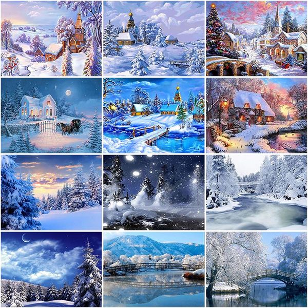 diamond painting 5d snow scenery cross stitch diy mosaic full round rhinestone winter landscape embroidery wall art christmas
diamond painting 5d snow scenery cross stitch diy mosaic full round rhinestone winter landscape embroidery wall art christmas