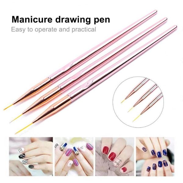 nail brushes 3pcs art liner non-deformation non-corroding decor uv gel painting acrylic for salon, Yellow
nail brushes 3pcs art liner non-deformation non-corroding decor uv gel painting acrylic for salon, Yellow