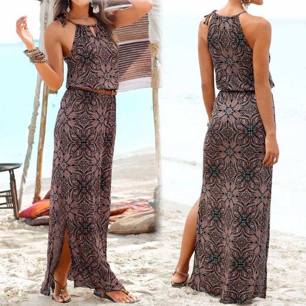 casual dresses women long dress summer bohemian sleeveless printed maxi beach 2021 vestidos, Black;gray
casual dresses women long dress summer bohemian sleeveless printed maxi beach 2021 vestidos, Black;gray