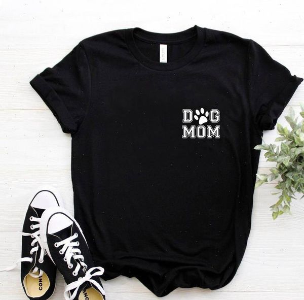 women t shirt dog mom pocket print tshirt short sleeve o neck loose t shirt ladies causal tee shirt clothes, White
women t shirt dog mom pocket print tshirt short sleeve o neck loose t shirt ladies causal tee shirt clothes, White
