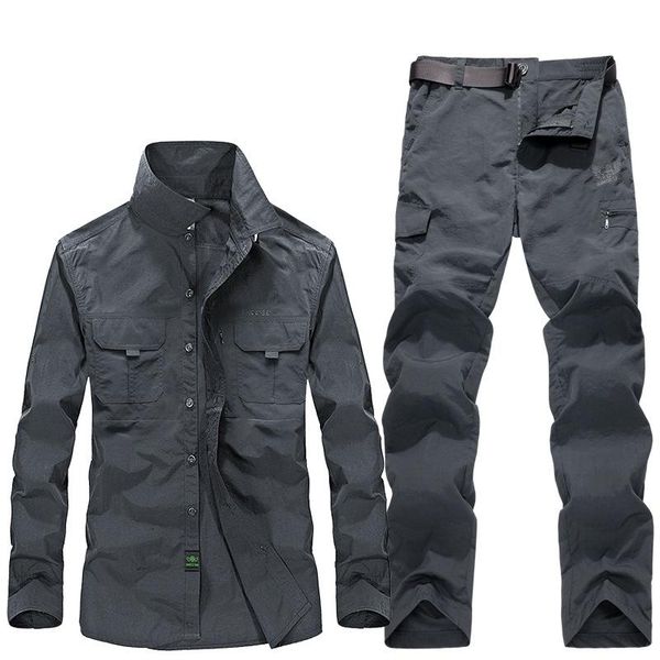 men's pants spring and summer quick-drying trousers large size outdoor waterproof shirt suit overalls, Black
men's pants spring and summer quick-drying trousers large size outdoor waterproof shirt suit overalls, Black
