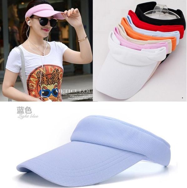wide brim hats sun visor beanie summer cotton sports visors solid stripe fashion women men adjustable snapback caps dropshiping, Blue;gray
wide brim hats sun visor beanie summer cotton sports visors solid stripe fashion women men adjustable snapback caps dropshiping, Blue;gray
