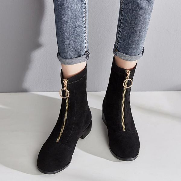 boots oversized 12 women shoes ankle for ladies woman winter front zipper flat heel round head, Black
boots oversized 12 women shoes ankle for ladies woman winter front zipper flat heel round head, Black