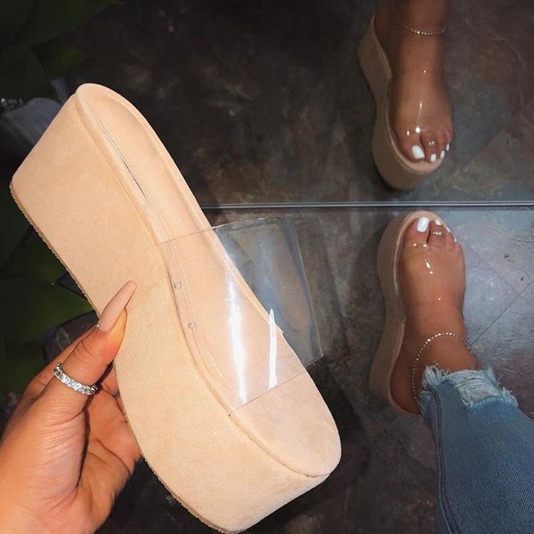 dress shoes spring/summer/women waterproof platform thick bottom pvc slippers candy-colored beach sandals outdoor wild fashion ladies, Black
dress shoes spring/summer/women waterproof platform thick bottom pvc slippers candy-colored beach sandals outdoor wild fashion ladies, Black