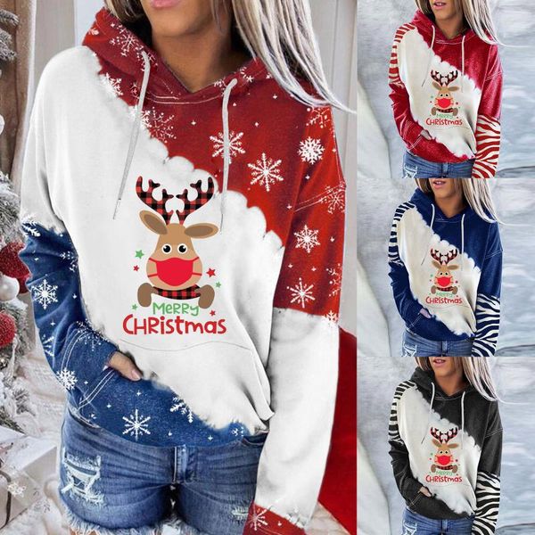 women's hoodies & sweatshirts women christmas print long-sleeved sweatshirt blouse pullover fashionable design daily in stock roupas fe, Black
women's hoodies & sweatshirts women christmas print long-sleeved sweatshirt blouse pullover fashionable design daily in stock roupas fe, Black