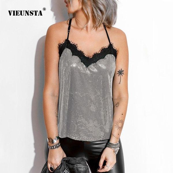 women's blouses & shirts fashion lace patchwork v neck halter sleeveless summer tank blouse casual backless women sequin blusa stre, White
women's blouses & shirts fashion lace patchwork v neck halter sleeveless summer tank blouse casual backless women sequin blusa stre, White