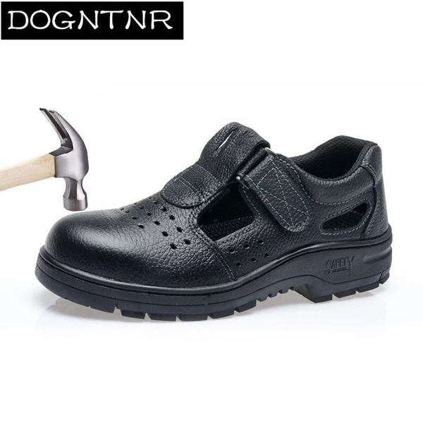 boots dogntnr safety work leather men's sandals summer breathable steel head sneakers anti-smash designer anti-puncture, Black
boots dogntnr safety work leather men's sandals summer breathable steel head sneakers anti-smash designer anti-puncture, Black