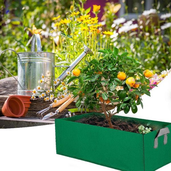 planters & pots 1pcs square garden flower grow bag thickened nonwoven plant fabric pot with handles vegetable plants planting
planters & pots 1pcs square garden flower grow bag thickened nonwoven plant fabric pot with handles vegetable plants planting