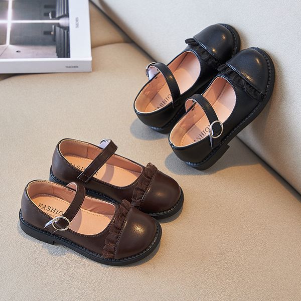 70% off factory online children's single shoes autumn 2021 new girls' soft bottom princess korean fashion lace edge small leather, Black
70% off factory online children's single shoes autumn 2021 new girls' soft bottom princess korean fashion lace edge small leather, Black
