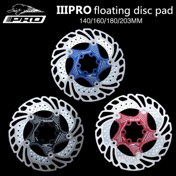 bike brakes iiipr mtb mountain bicycle cooling floating disc pad 140/160/180/203mm six nail brake pads
bike brakes iiipr mtb mountain bicycle cooling floating disc pad 140/160/180/203mm six nail brake pads