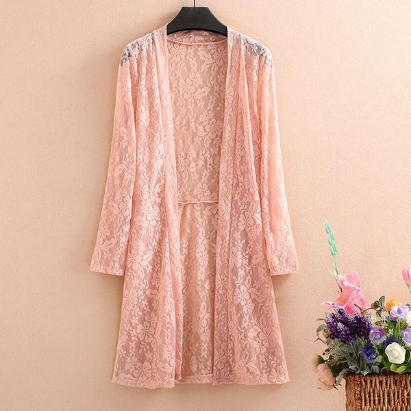 women's blouses & shirts women medium long lace spring summer casual cardigan shirt model, White
women's blouses & shirts women medium long lace spring summer casual cardigan shirt model, White