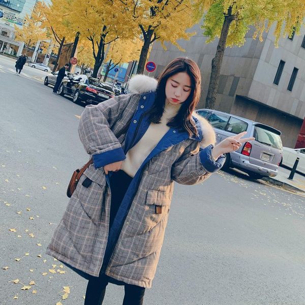women's jackets downcotton-padded jacket mid-lengthcotton-padded winter tide bread coat chic plaid cotton-paddedcoat, Black;brown
women's jackets downcotton-padded jacket mid-lengthcotton-padded winter tide bread coat chic plaid cotton-paddedcoat, Black;brown