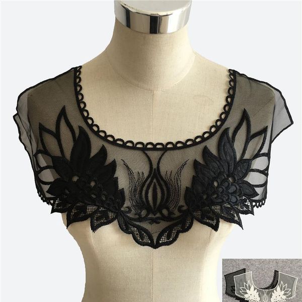embroidery applique lace and ornament sewing lace collar diy trim organza lace fabric dress accessories supplies scra qylijt, Black
embroidery applique lace and ornament sewing lace collar diy trim organza lace fabric dress accessories supplies scra qylijt, Black