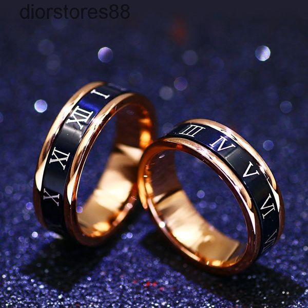 ring korean titanium steel rose gold black roman digital female fashion trendsetter couple hand jewelry, Silver
ring korean titanium steel rose gold black roman digital female fashion trendsetter couple hand jewelry, Silver
