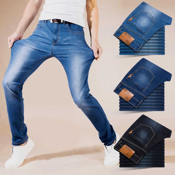 brand mens jeans straight elastic cotton men's jeans summer fashion business classic style jean thin denim pants jeansy size 42 210622, Blue
brand mens jeans straight elastic cotton men's jeans summer fashion business classic style jean thin denim pants jeansy size 42 210622, Blue