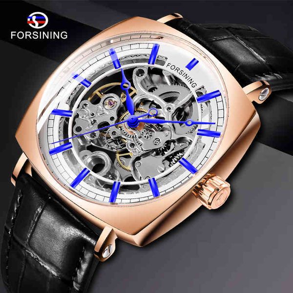 golden forsining classic clock 2019 luxe skeleton mechanical s waterproof leather men, Slivery;brown
golden forsining classic clock 2019 luxe skeleton mechanical s waterproof leather men, Slivery;brown