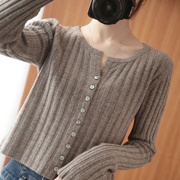 luxury jackets cardigan coat women's spring drs autumn 2021 knitted pure wool with thin short sweater inside, Black;brown
luxury jackets cardigan coat women's spring drs autumn 2021 knitted pure wool with thin short sweater inside, Black;brown