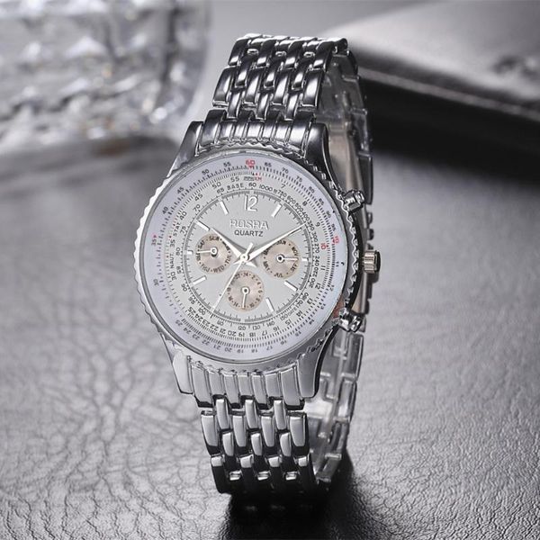 wristwatches men watches rosra oversize stainless steel mens quartz reloj hombre horloge mannen, Slivery;brown
wristwatches men watches rosra oversize stainless steel mens quartz reloj hombre horloge mannen, Slivery;brown