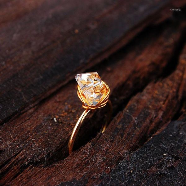 new irregular natural stone crystal ring for women vintage transparent stone metal wire wrap twining wedding rings jewelry gifts1, Silver
new irregular natural stone crystal ring for women vintage transparent stone metal wire wrap twining wedding rings jewelry gifts1, Silver