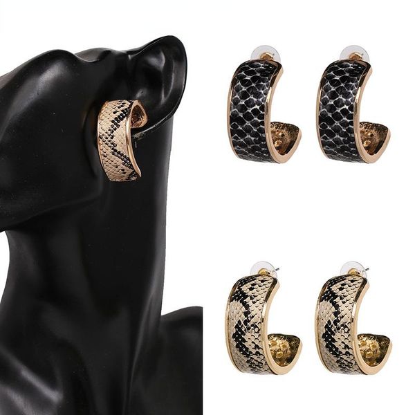 hoop & huggie trendy snake skin faux leather earring for women gold circle earrings fashion jewelry accessories wedding girl gift, Golden;silver
hoop & huggie trendy snake skin faux leather earring for women gold circle earrings fashion jewelry accessories wedding girl gift, Golden;silver