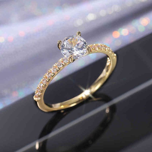 new luxury classic sparkling zircon engagement wedding ring gold, white rose gold three-color optional jewelry, Silver
new luxury classic sparkling zircon engagement wedding ring gold, white rose gold three-color optional jewelry, Silver