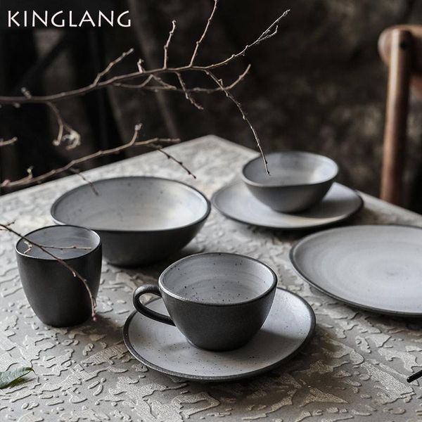 kinglang dinner sets nordic style retro ceramic plate set family steak plate meal shallow and bowl set
kinglang dinner sets nordic style retro ceramic plate set family steak plate meal shallow and bowl set